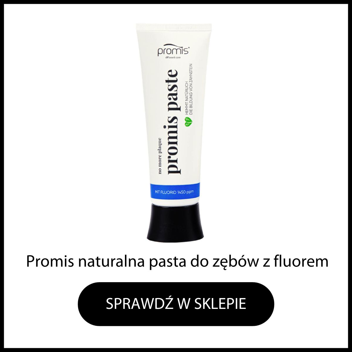 Promis naturalna pasta do zębów z fluorem